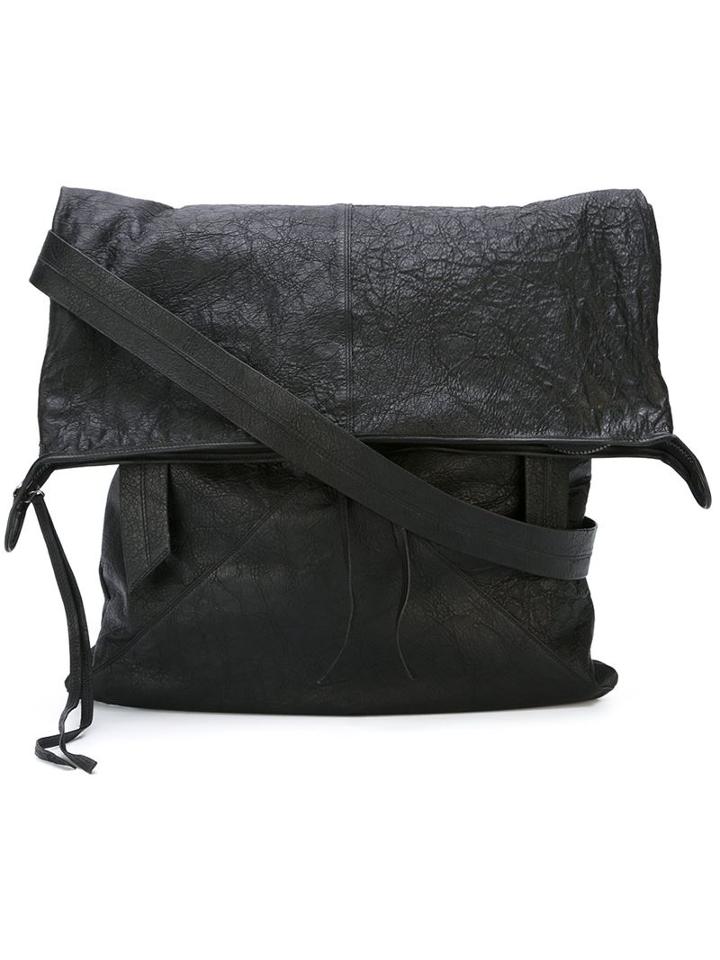 Isabel Benenato Oversized Flap Shoulder Bag