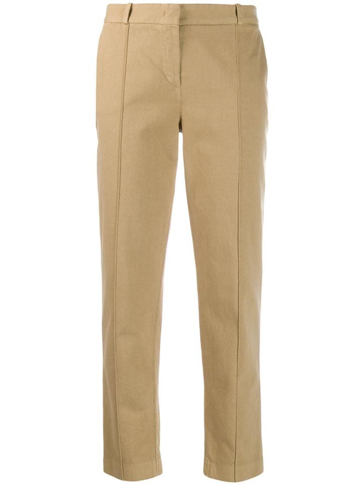 Loro Piana Cropped Trousers - Neutrals