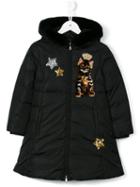 Dolce & Gabbana Kids 'zambia' Padded Coat, Girl's, Size: 6 Yrs, Black