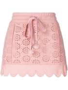 Fenty X Puma English Embroidery Scalloped Skirt - Pink & Purple