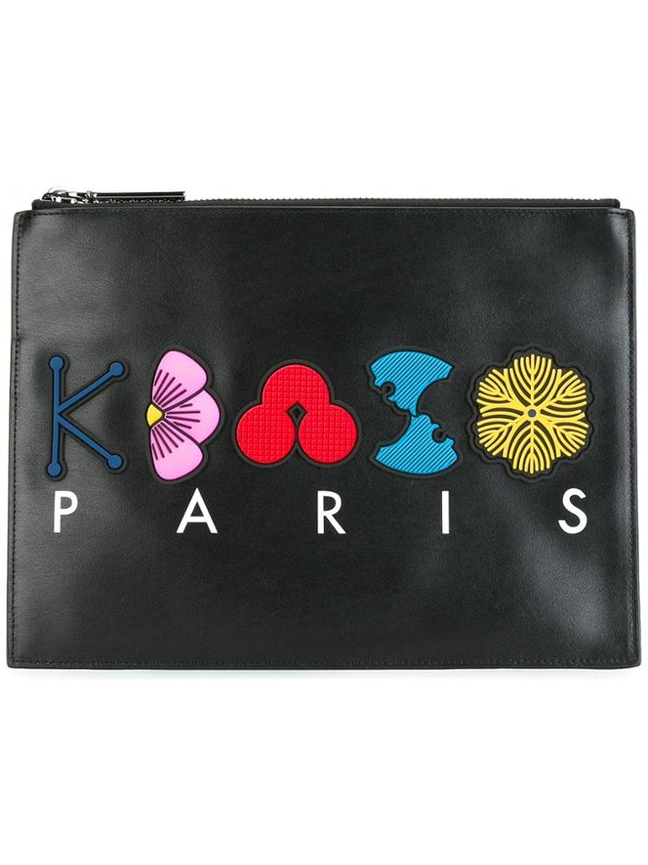 Kenzo 'tanami' Clutch - Black