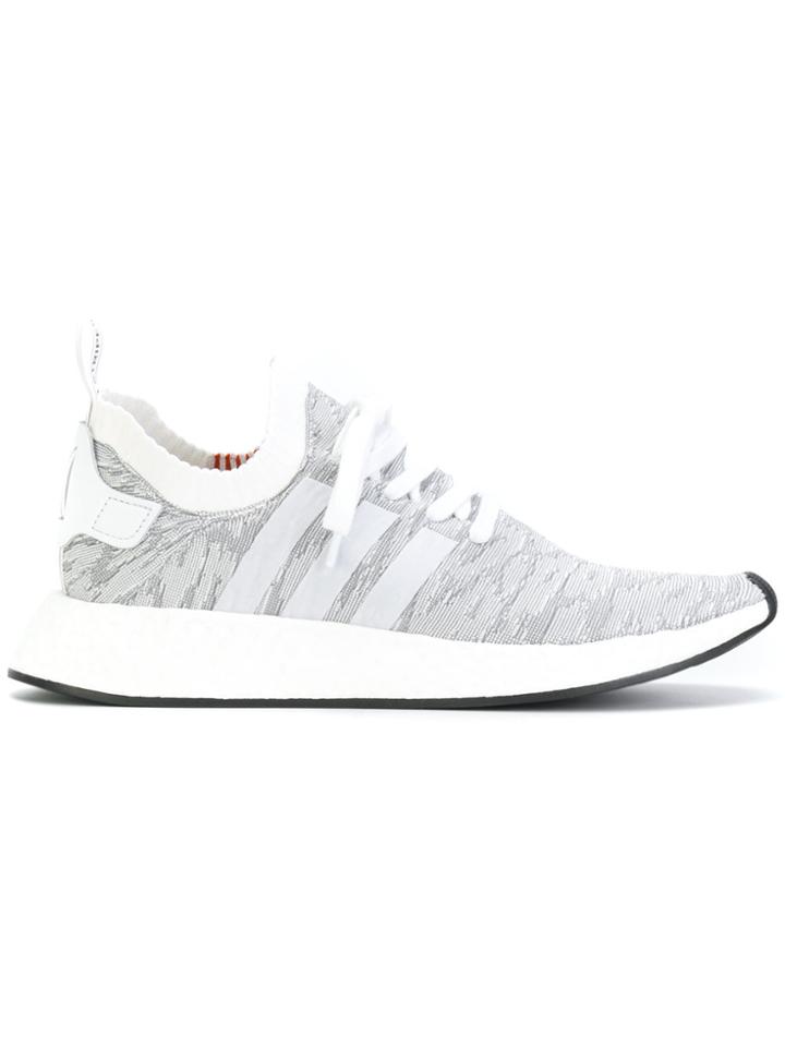 Adidas Originals Leopard Nmd R2 Primeknit Sneakers - Grey