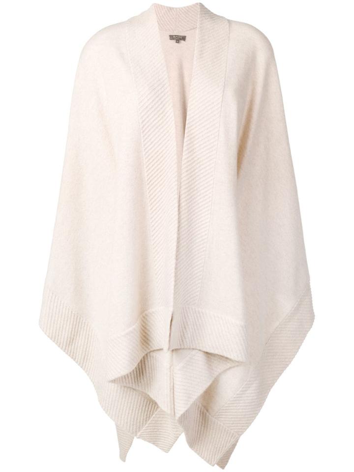 N.peal Knitted Cashmere Cape - Neutrals