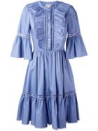 Temperley London 'morganne' Dress, Women's, Size: 12, Blue, Cotton