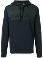 Woolrich Logo Hoodie - Blue