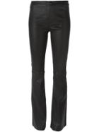 J Brand Bootcut Trousers, Women's, Size: 27, Black, Leather