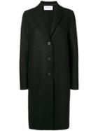 Harris Wharf London Boxy Buttoned Coat - Black