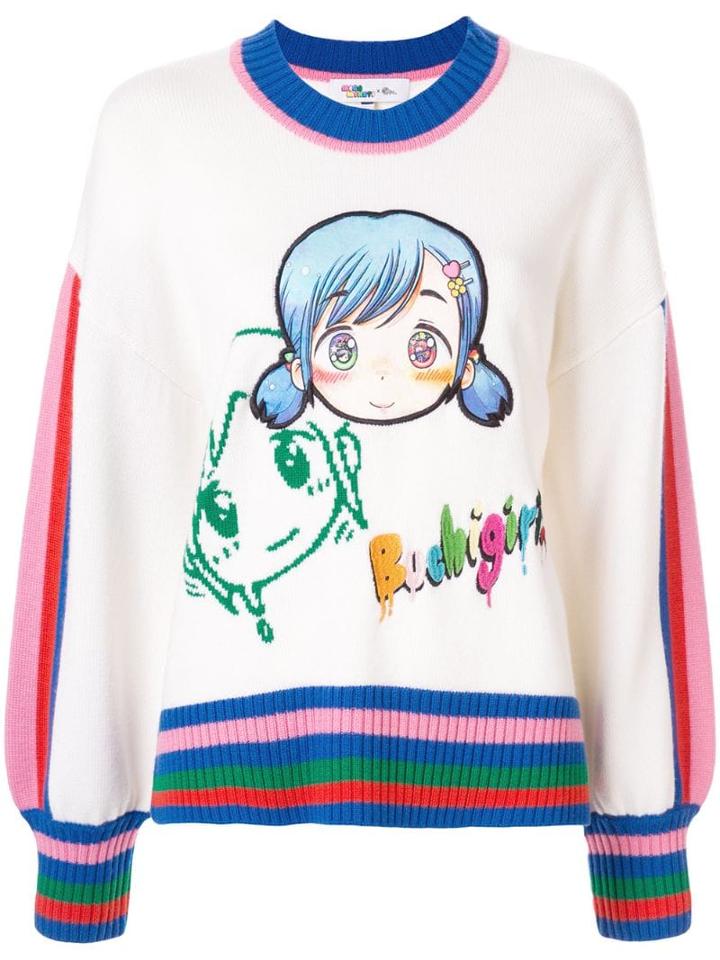 Mira Mikati Mr Buchi Print Jumper - White