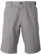 Eleventy Shorts With Button Closure Flap Pockets, Men's, Size: 31, Grey, Cotton/linen/flax/spandex/elastane