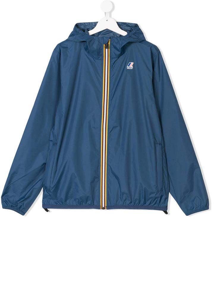 K Way Kids Teen Claude Windbreaker - Blue