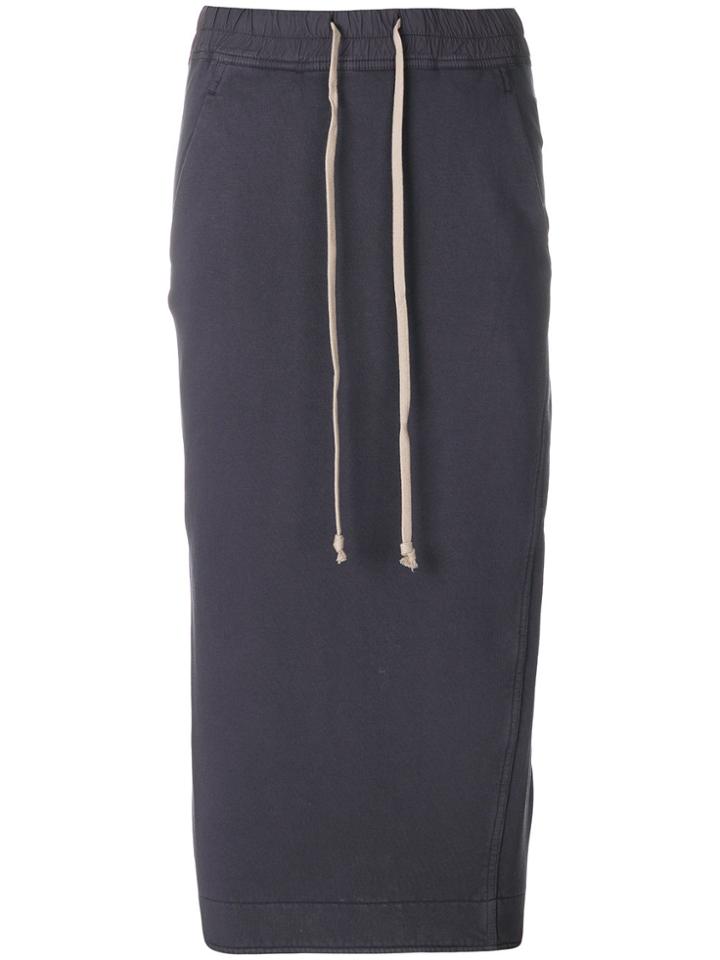 Rick Owens Drkshdw Ruched Skirt - Pink & Purple