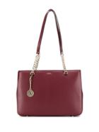 Dkny Chain Tote Bag - Red