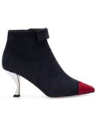 Thom Browne Bow Ankle Boots - Blue