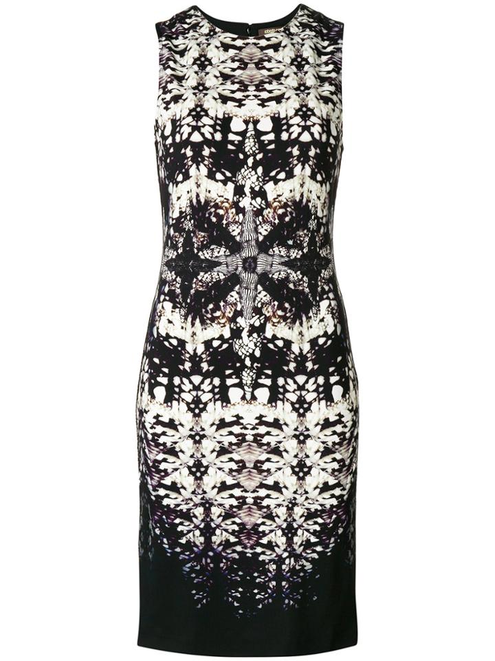 Roberto Cavalli Sleeveless Shift Dress - Black