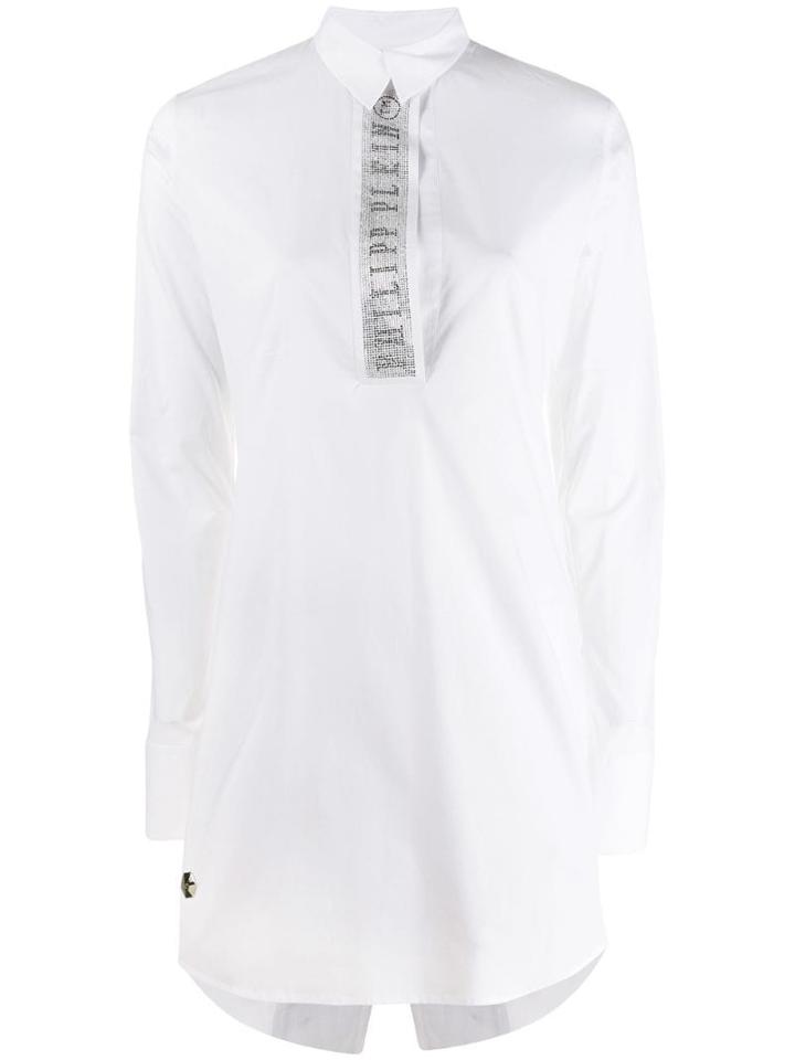 Philipp Plein Crystal Shirt - White
