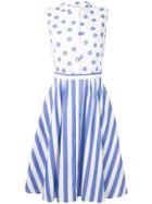 Peter Taylor Diletta Patterned Dress - White