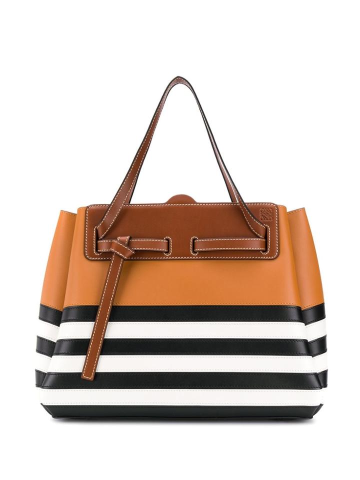 Loewe Lazo Marine Shopper Bag - Brown