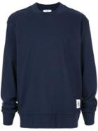 Ck Calvin Klein Logo Patch Sweatshirt - Blue