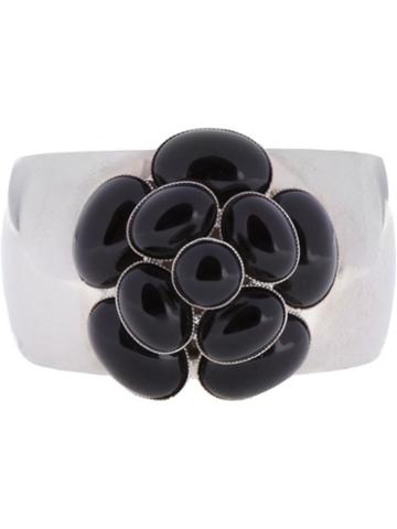 Philippe Ferrandis Camelia Cuff, Women's, Metallic, Metal Other