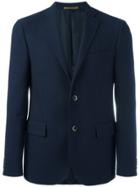 Corneliani Button Front Blazer - Blue