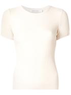 Nobody Denim Luxe Rib Neat T-shirt - Neutrals