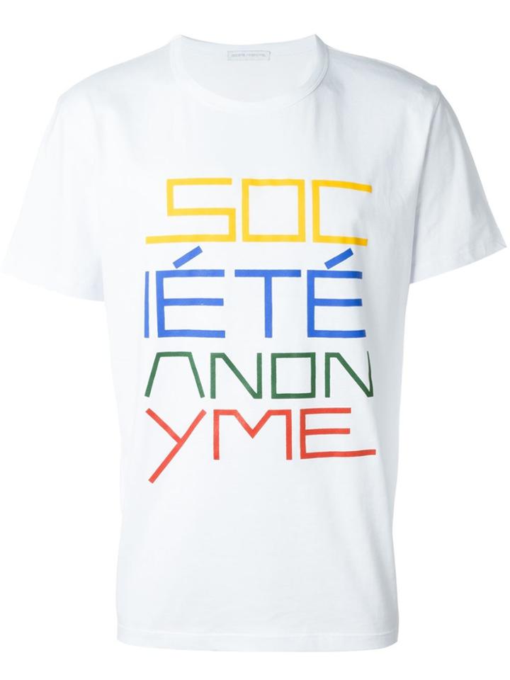 Société Anonyme 'da Sa' T-shirt - White