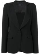 Giorgio Armani Single-breasted Blazer - Black