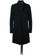 Cedric Jacquemyn Long Twin Split Blazer - Black