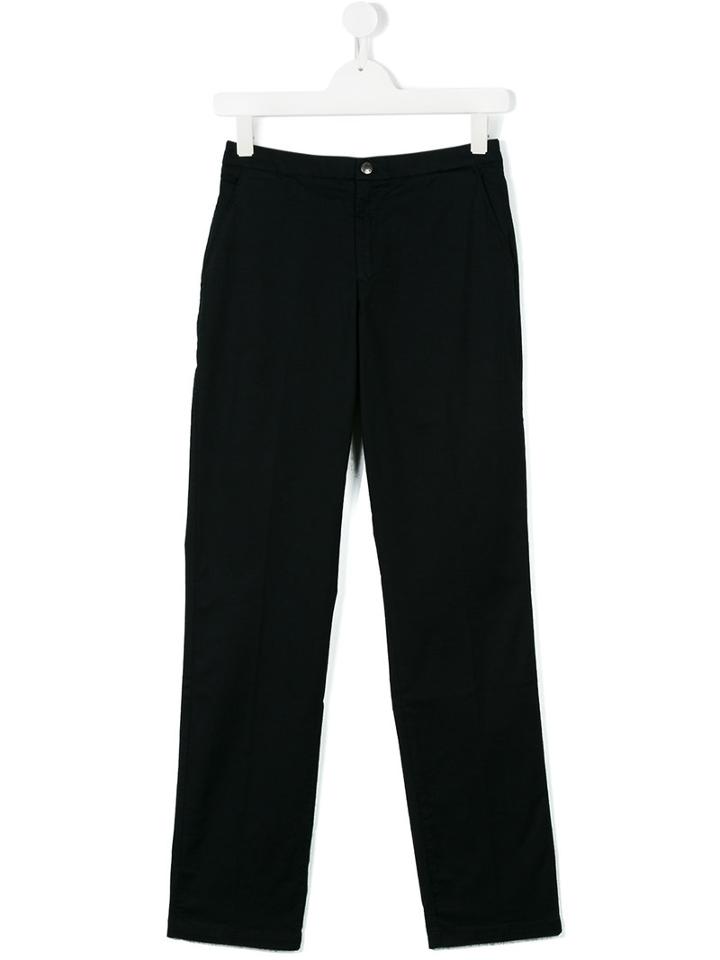 Moncler Kids - Casual Trousers - Kids - Cotton/spandex/elastane - 14 Yrs, Black