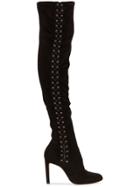 Jimmy Choo Black Marie 100 Suede Boots