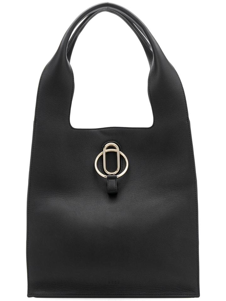 Stée Shoulder Disc Detail Bag - Black
