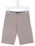 Woolrich Kids Classic Chino Shorts - Grey