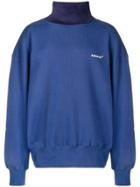 Ader Error Turtleneck Sweater - Blue
