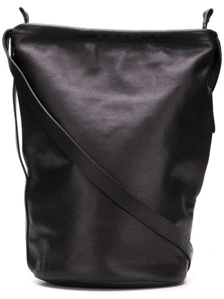 Isaac Reina Zipped Bucket Tote - Black