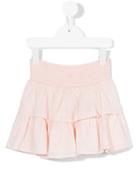 Maan - Ruffled Skirt - Kids - Cotton - 4 Yrs, Pink/purple