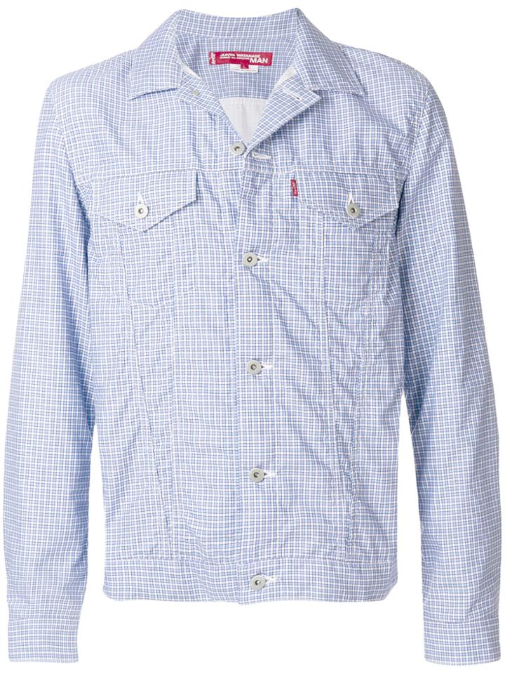 Junya Watanabe Man Buttoned Jacket - Blue