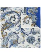 Etro Paisley-print Scarf - Blue