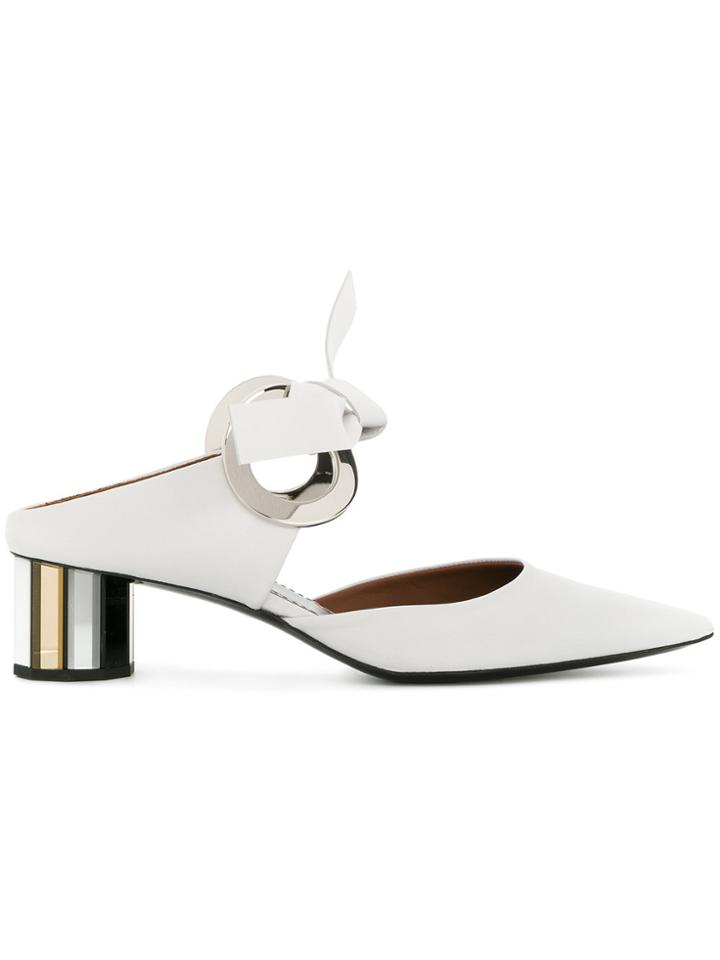 Proenza Schouler Grommet Mules - White