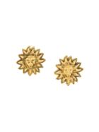 Chanel Pre-owned Sun Earrings - Metallic
