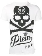 Philipp Plein - Skull Printed T-shirt - Men - Cotton - Xxl, White, Cotton