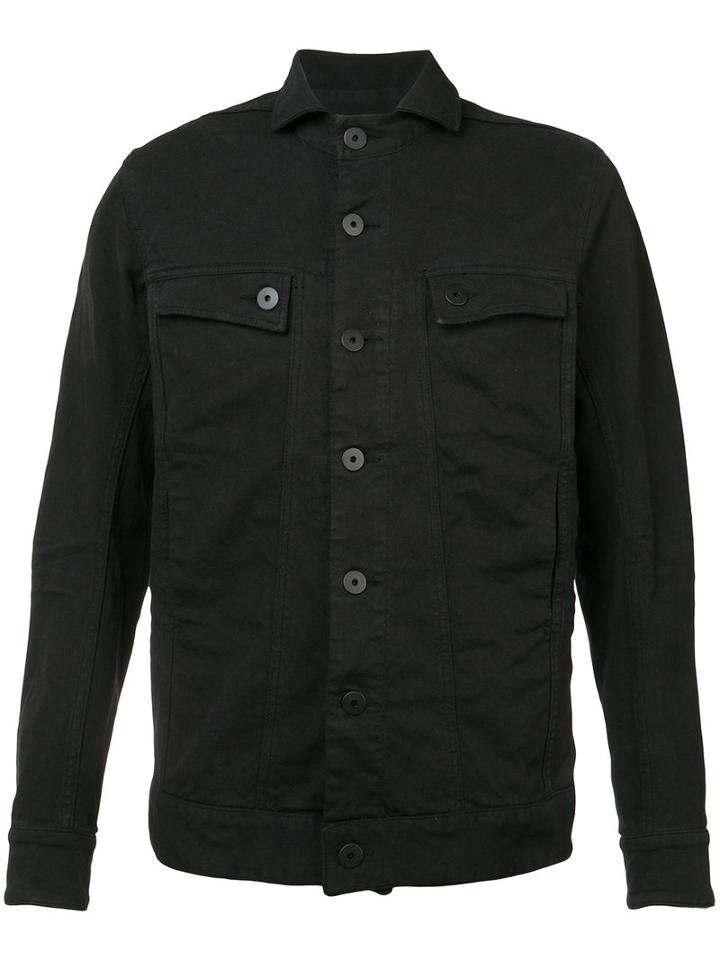 11 By Boris Bidjan Saberi - Denim Jacket - Men - Cotton/spandex/elastane - L, Black, Cotton/spandex/elastane