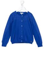 Kenzo Kids Lurex Cardigan, Girl's, Size: 10 Yrs, Blue