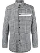 Givenchy - Gingham Print Zip Front Shirt - Men - Cotton - 42, Black, Cotton