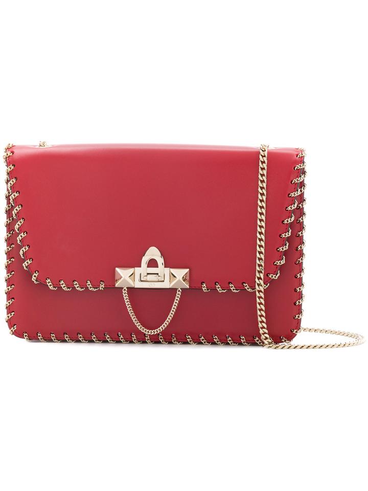 Valentino Valentino Garavani Demi Lune Shoulder Bag - Red