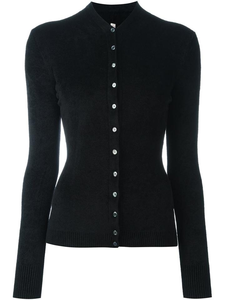 Antonio Marras Fitted Cardigan, Women's, Size: Large, Black, Viscose/polyamide