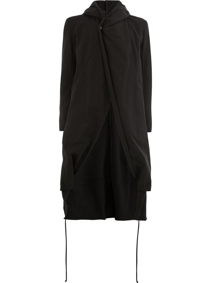 Masnada Hooded Layered Jacket - Black