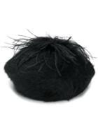 Le Chapeau Le Chapeau 4862 Nero Leather/fur/exotic Skins->leather -