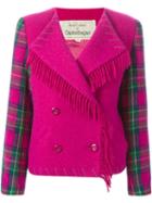 Jc De Castelbajac Vintage Fringed Blazer