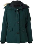 Canada Goose Buttoned Hooded Coat - Green