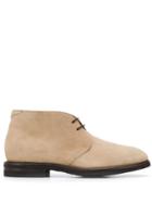 Brunello Cucinelli Classic Lace-up Detail Boots - Neutrals